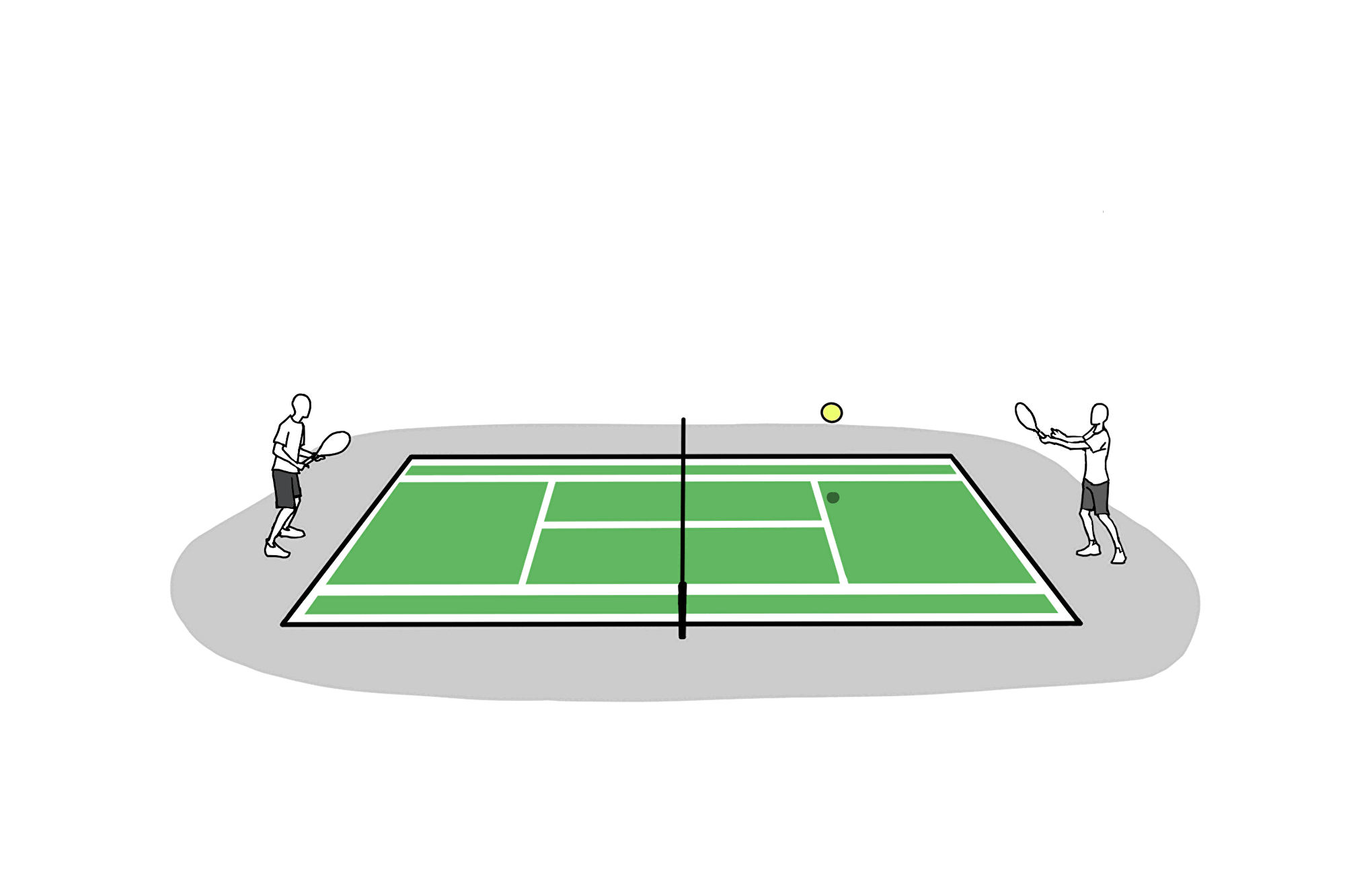 テニスコートgif